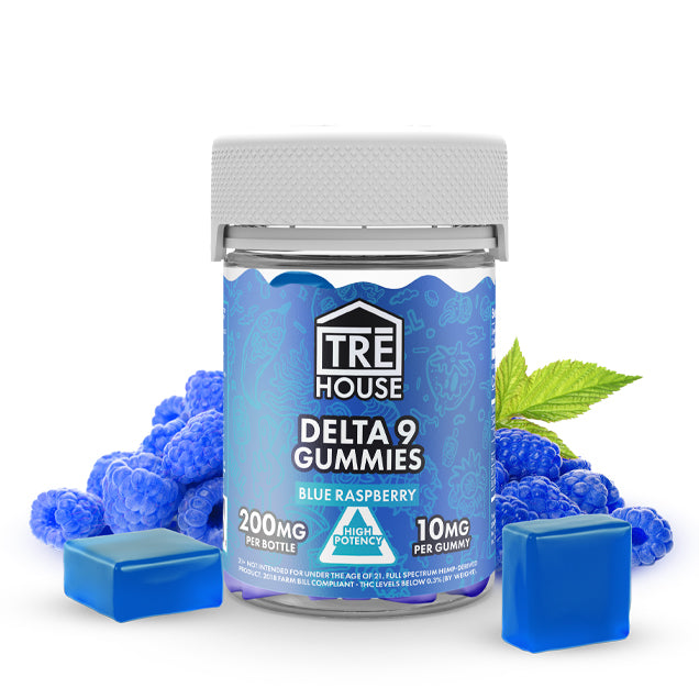 Blue Raspberry Delta 9 Gummies