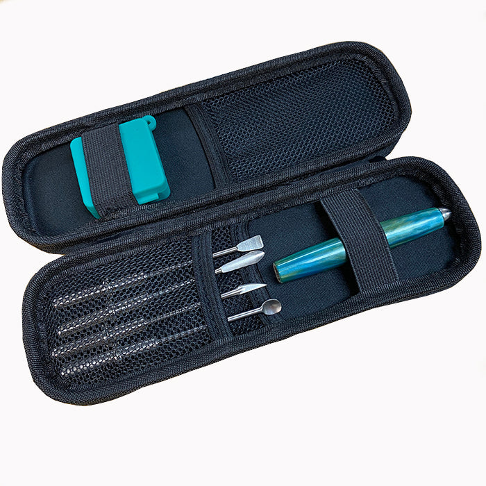 The Ultimate Titanium Dab Tool Set With Pearl Green Handle