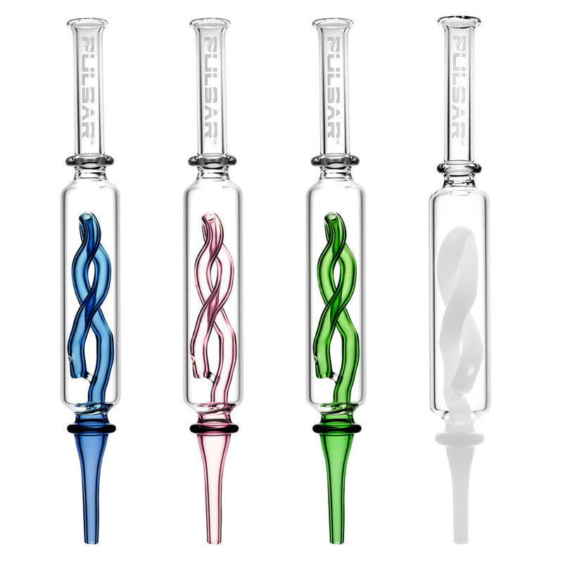 Pulsar Glass Inner Twist Perc Vapor Vesel - 8.5""/Colors Vary