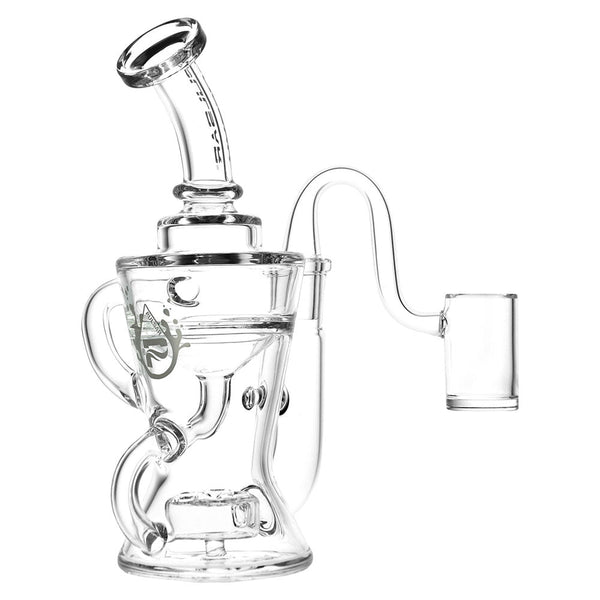 Pulsar Enchanted Double Chamber Recycler Rig - 7"" / 14mm F / Clear