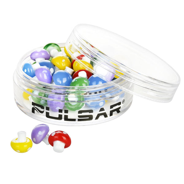 50PC SET - Pulsar Banger Insert Beads - Mushrooms / Assorted
