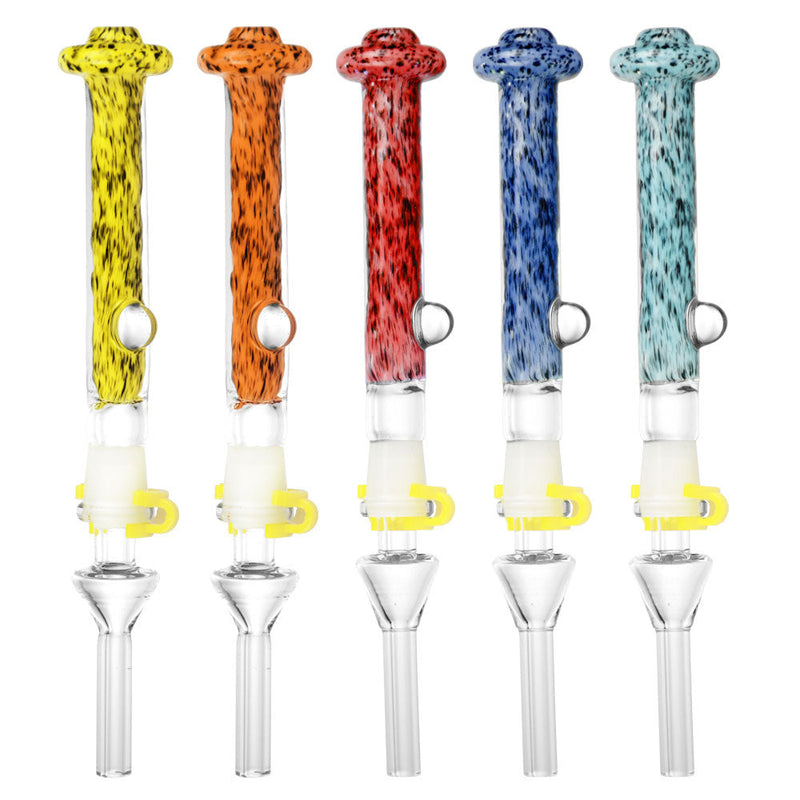 Beam Me Up Dab Straw with Quartz Tip - 7"" / Colors Vary