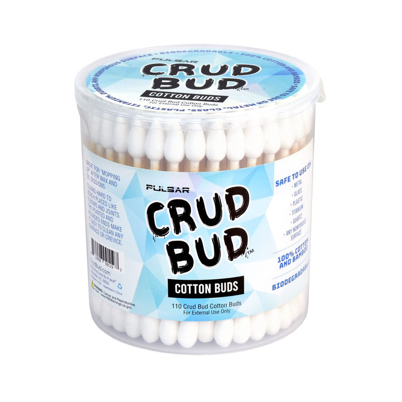 Pulsar Crud Bud Dual Tip Cotton Buds - 110PC 120 TUB MASTER CASE -