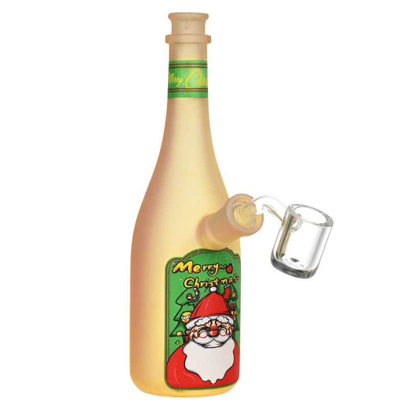 Christmas Spirits Bottle Glass Rig - 7.25"" / 14mm F