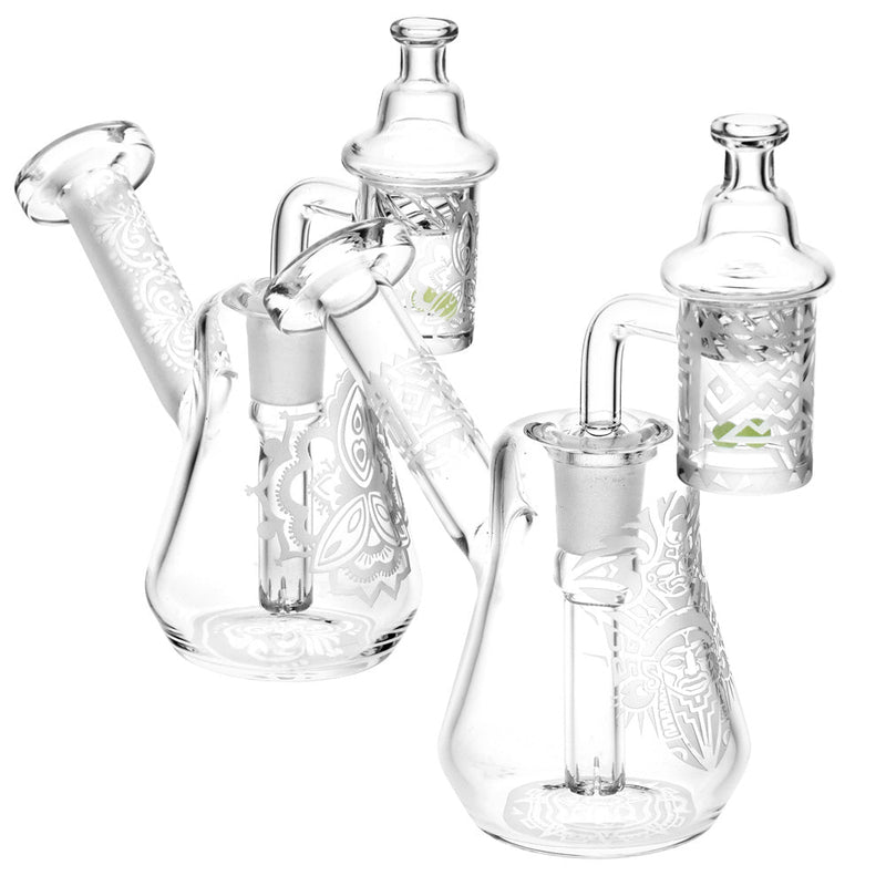 Compact Travel Etched Dab Rig Set - 5.5""/14mm F/Designs Vary