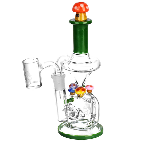 Empire Glassworks Recycler Dab Rig - 8.5""/14mm F/Mushrooms