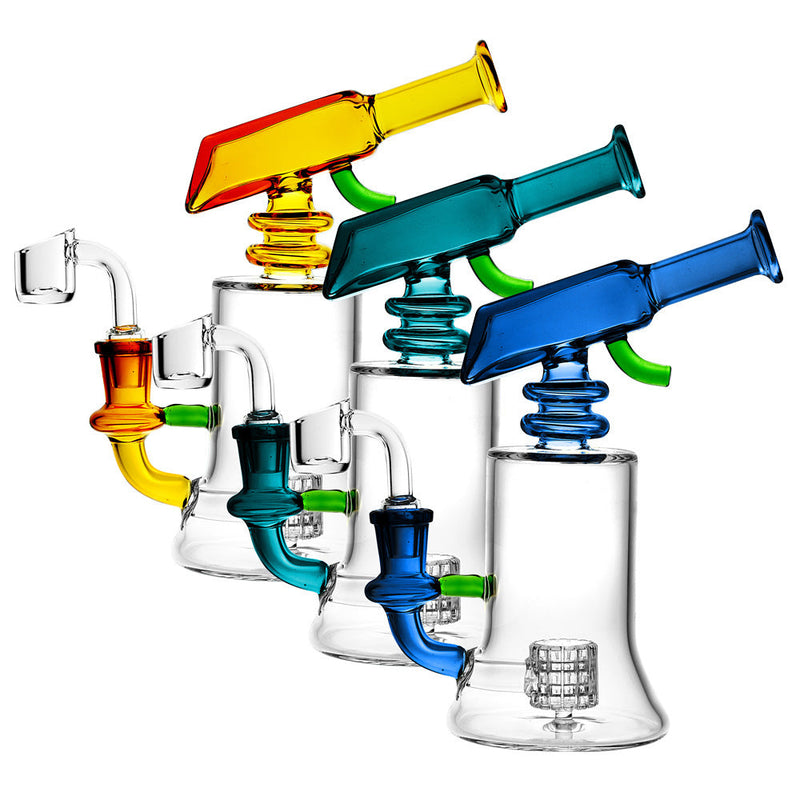 Squirt Gun Oil Rig - 7.5"" / 14mm F / Colors Vary