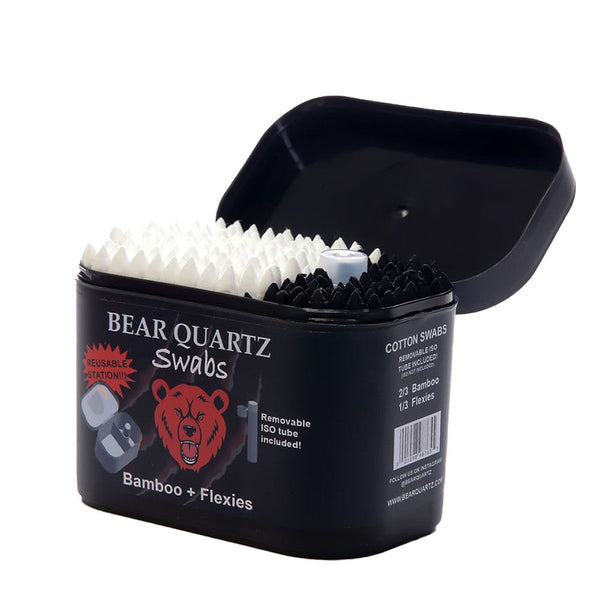 Bear Quartz Swabs Kit Reusable Cleaning Station / 6pc Set
