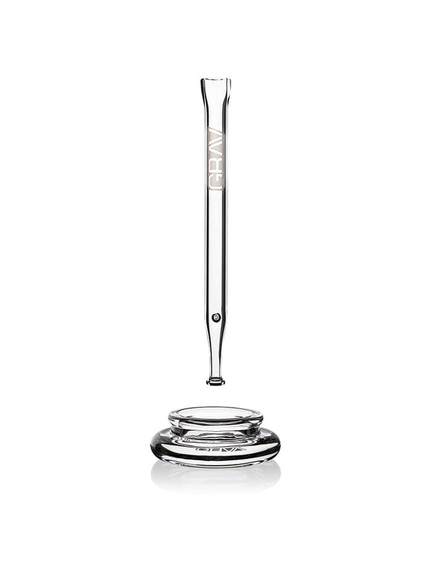 GRAV Quartz Vape Straw with Dab Dish