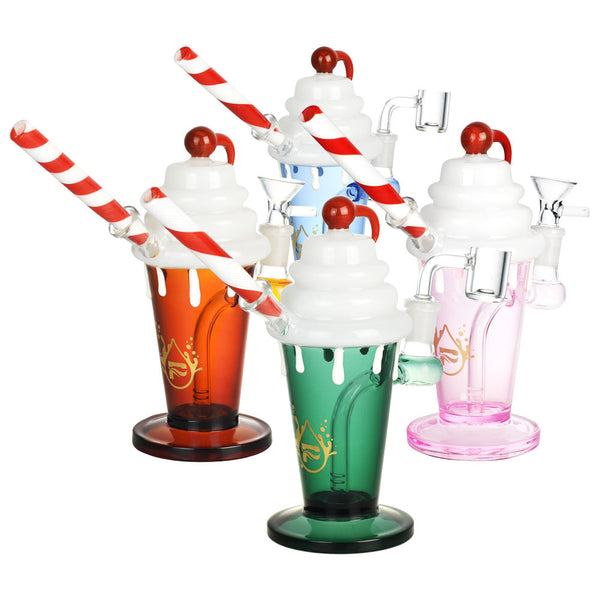 Pulsar Diner Shake 3-in-1 Dab Rig - 7.25""/14mm F/Colors Vary